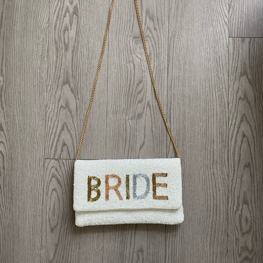 Bride beaded clutch from Franchescas